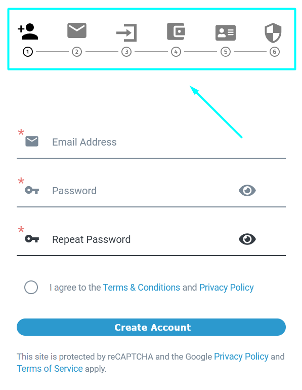 Basic steps to set up a MiFinity account