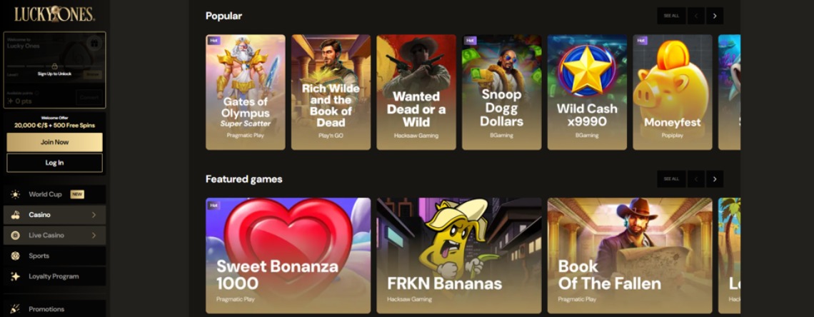 Luckyones Review