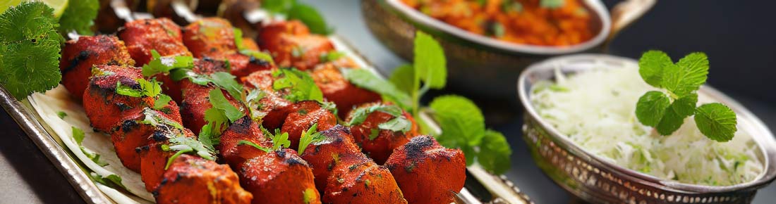 succulent tandoori kebabs