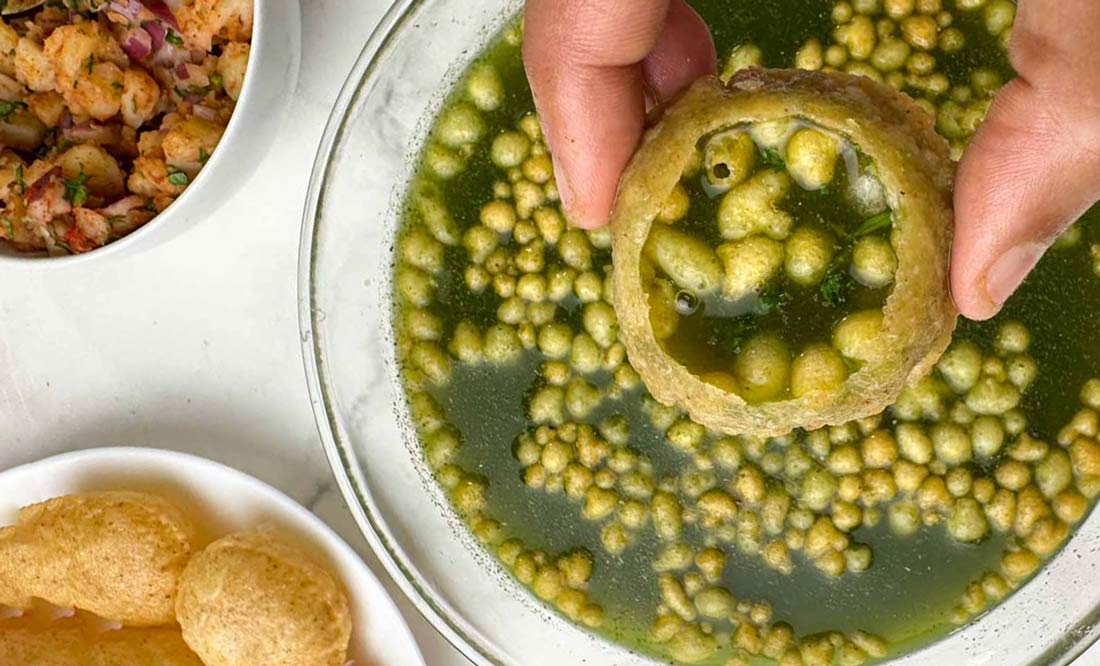 tangy pani puri